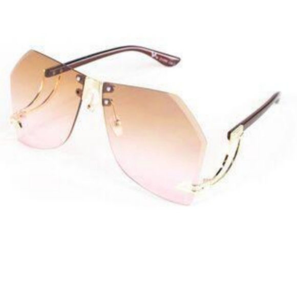 #56 beveled frame sunglasses - Picture 3 of 4